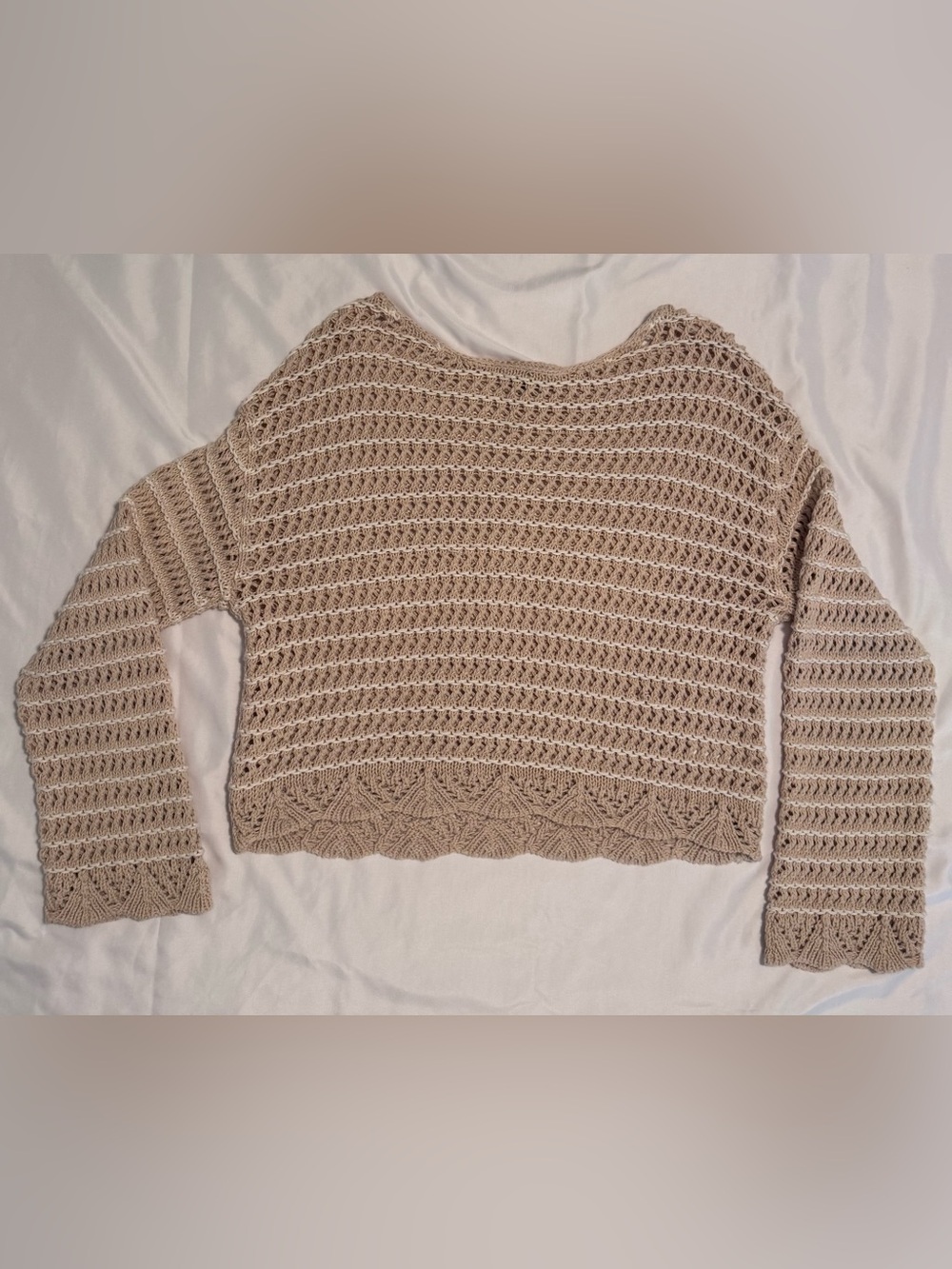 American Eagle Crochet Sweater